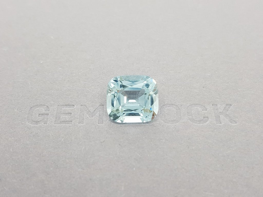 Cushion cut aquamarine 6.04 ct, Zambia, GFCO Image №1