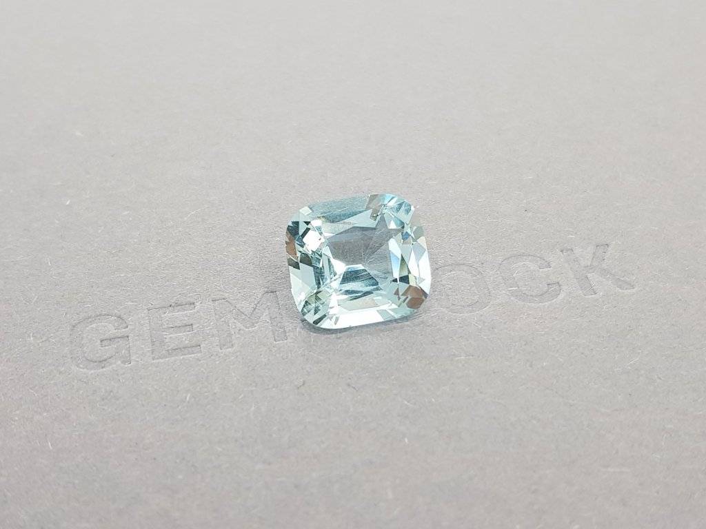 Cushion cut aquamarine 6.04 ct, Zambia, GFCO Image №2