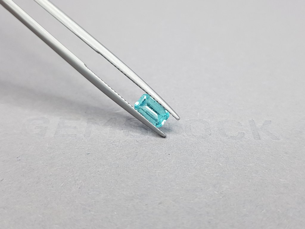 Pale blue paraiba octagon cut 0.56 ct Image №4