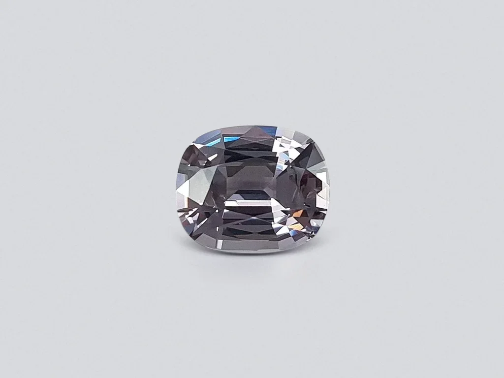 Cushion cut gray spinel 4.58 ct, Burma Image №1