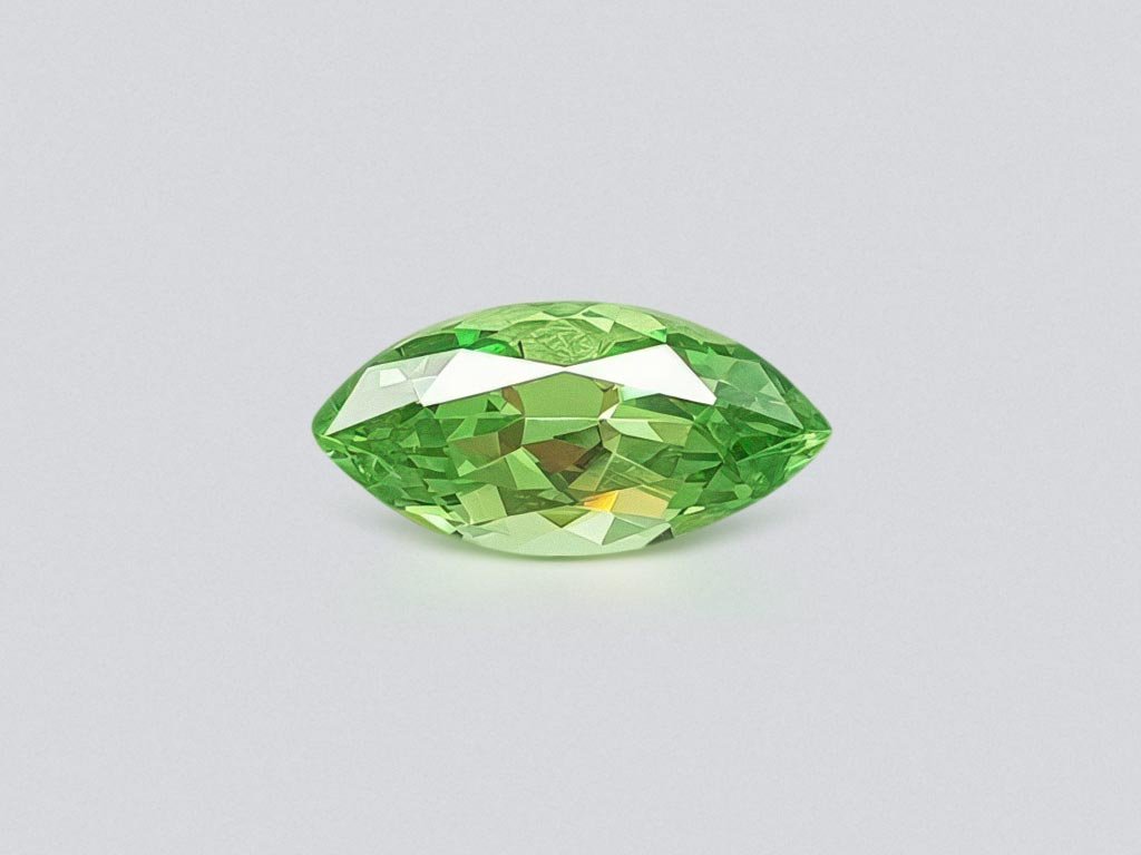 Neon green tsavorite in marquise cut 6.07 ct, Kenya Image №1