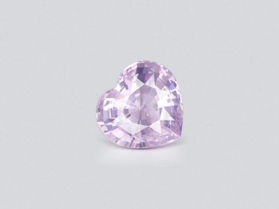 Heart shape lavender spinel 5.21 carats, Burma photo