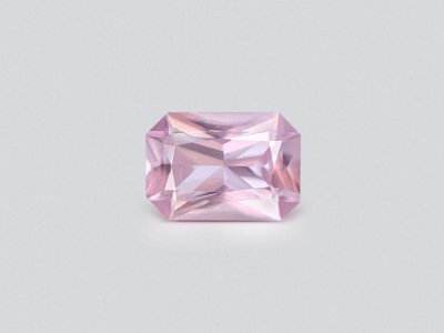 Unheated sapphire (Baby Pink) radiant cut 0.79 carats, Madagascar photo