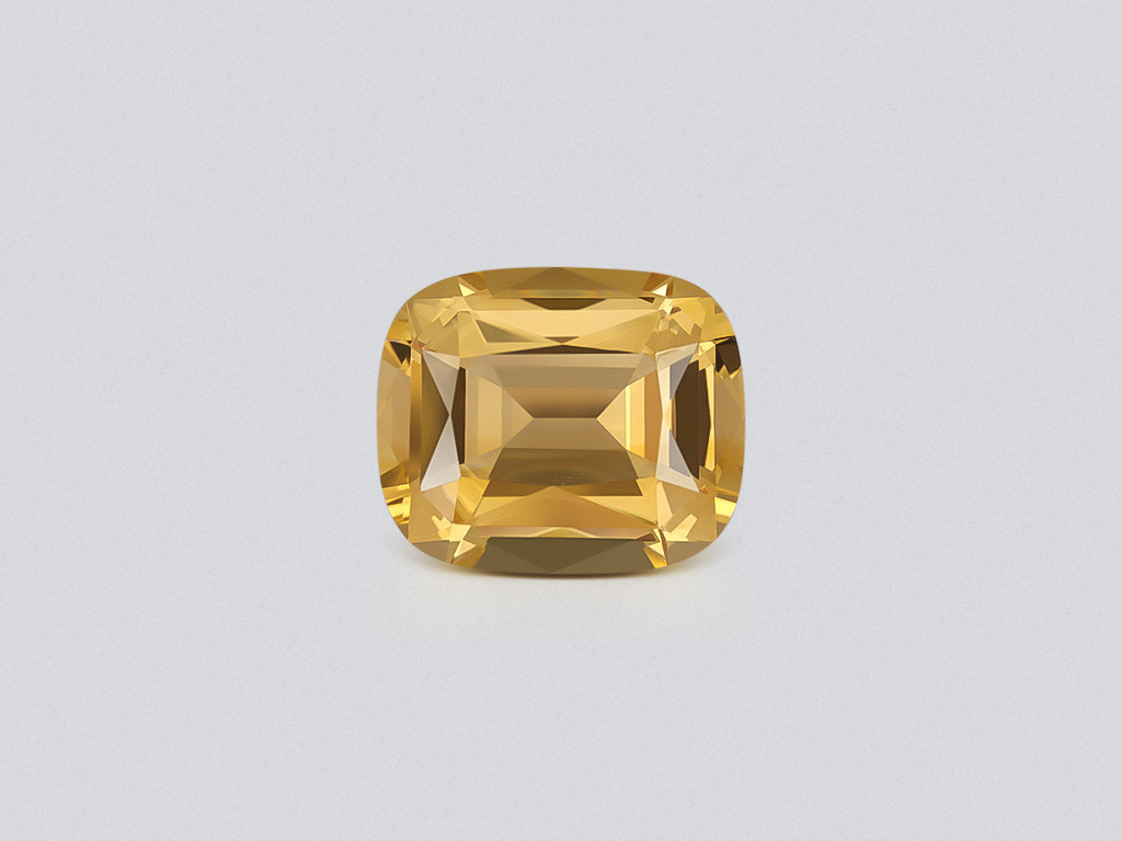 Yellow citrine precision cushion cut 17.00-19.00 carats, Africa Image №1
