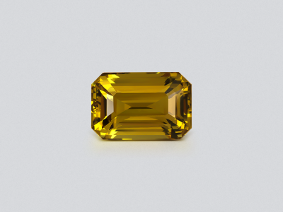 Yellow green chrysoberyl octagon cut 5.84 carats, Sri Lanka photo