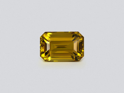 Yellow green chrysoberyl octagon cut 5.84 carats, Sri Lanka photo
