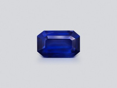 Unheated sapphire Royal Blue octagon cut 3.01 carats, Sri Lanka photo