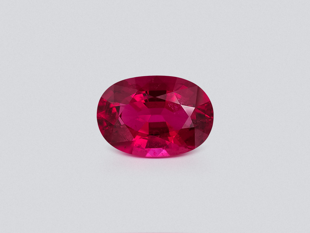 Tourmaline rubellite oval cut 4.44 carats, Africa Image №1