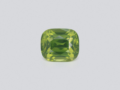 Green zircon cushion cut 7.25 carats, Africa photo