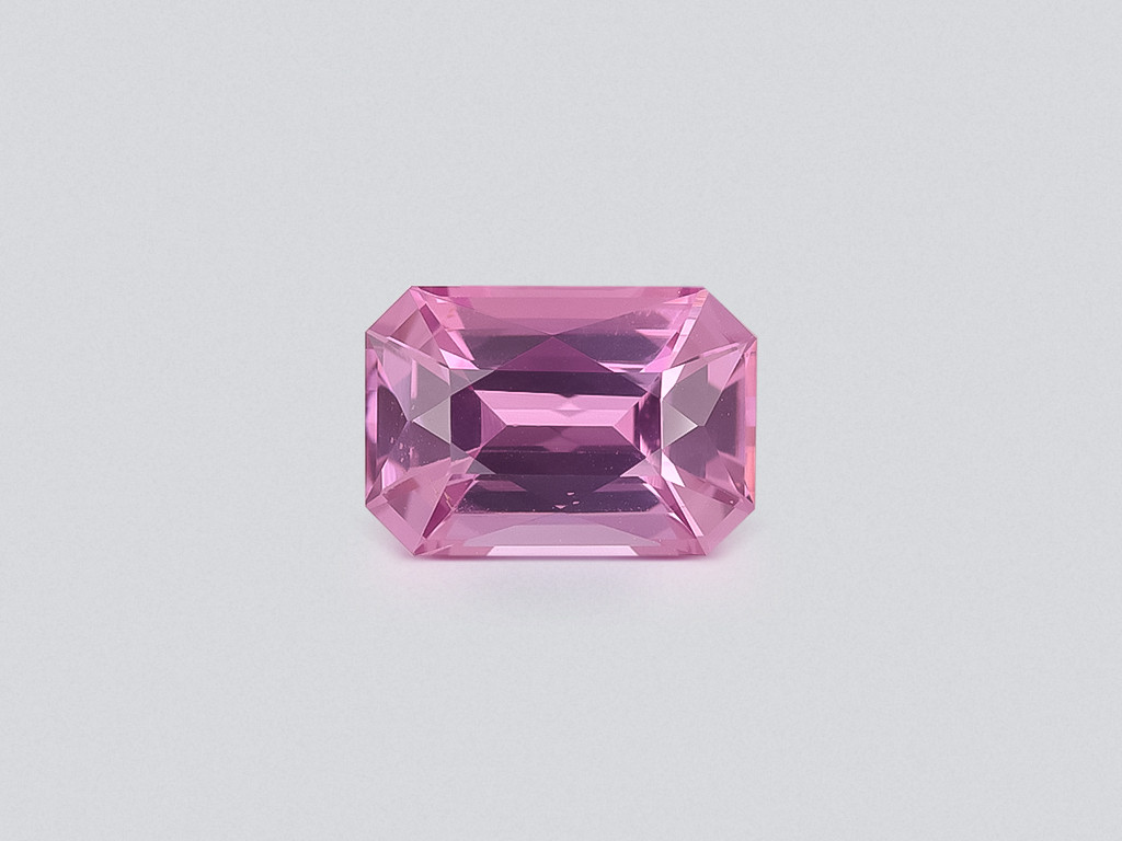 Pink spinel radiant cut 1.54 carats, Tanzania Image №1