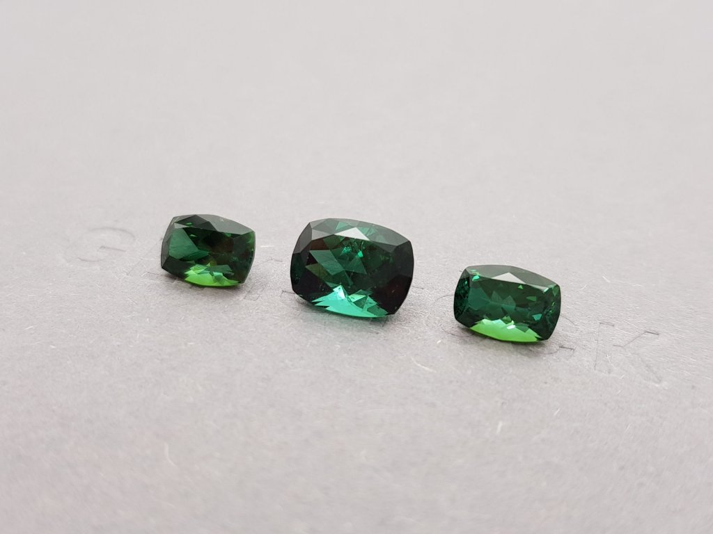 Set of blue-green tourmaline 6.56 ct Image №3