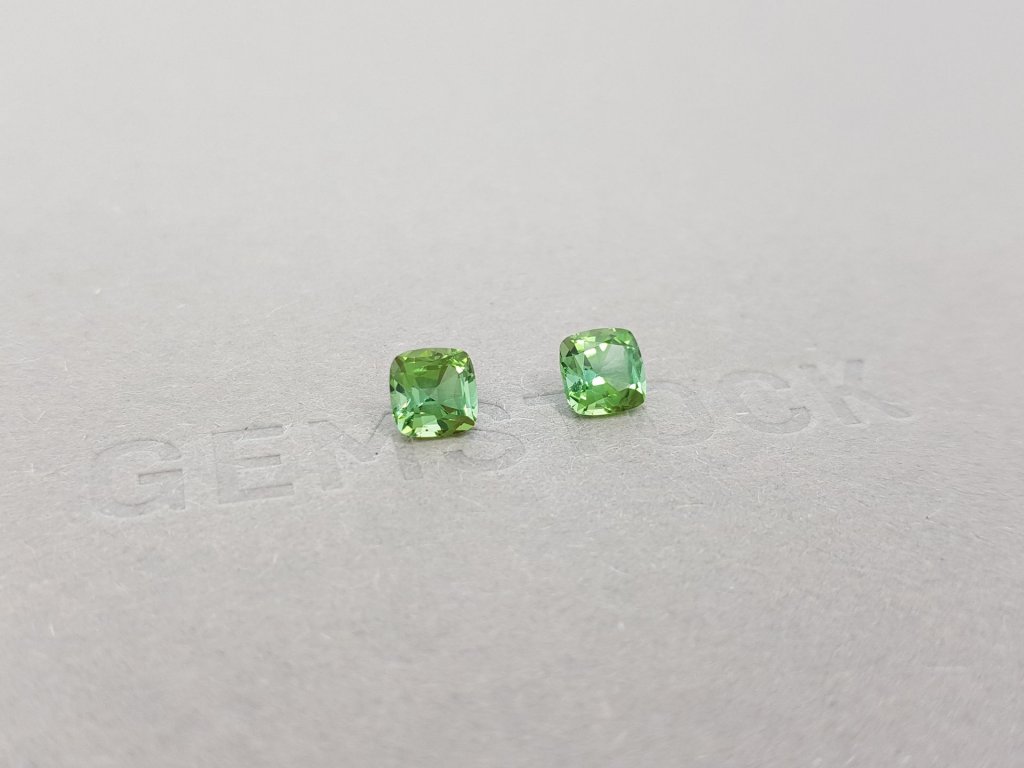 Pair of verdelite tourmalines 1.51 ct Image №3