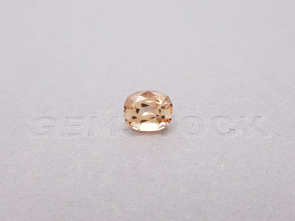 Cushion cut light orange tourmaline 3.64 ct Image №1