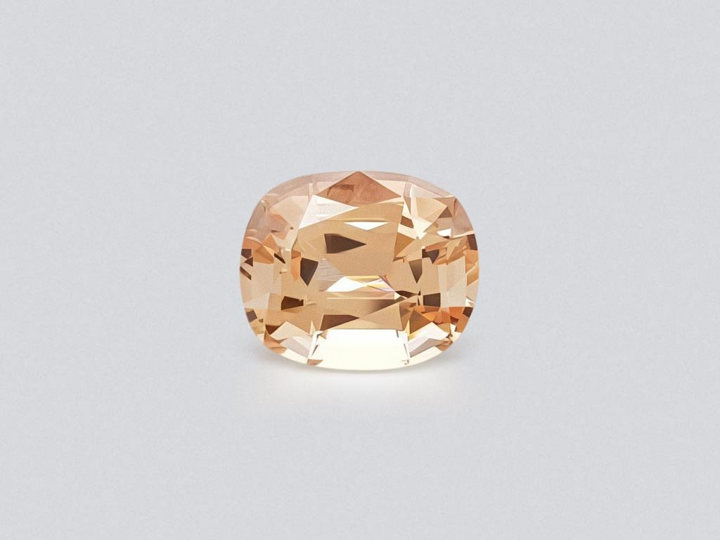 Cushion cut light orange tourmaline 3.64 ct Image №1