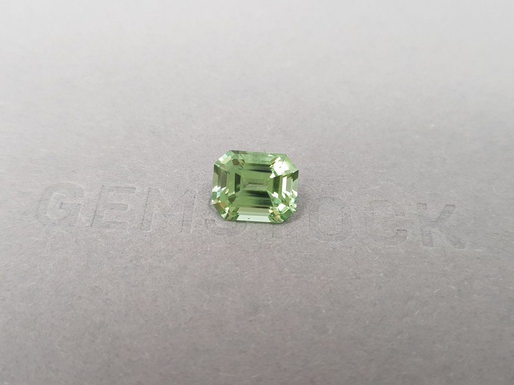 Burmese mint green tourmaline in octagon shape 3.34 ct Image №3