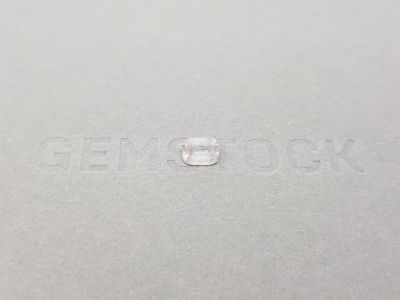 Cushion cut light pink tourmaline 0.43 ct photo