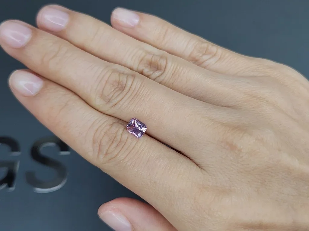 Unheated radiant cut pink sapphire 0.79ct, Madagascar Image №2