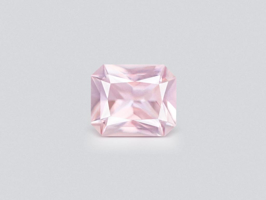 Unheated radiant cut pink sapphire 0.79ct, Madagascar Image №1