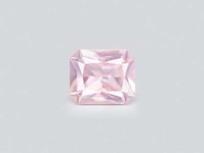 Unheated radiant cut pink sapphire 0.79ct, Madagascar photo