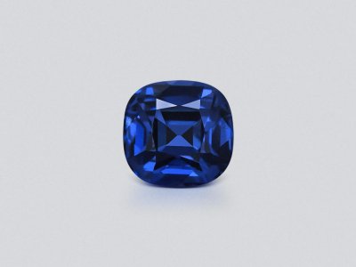 Cobalt blue spinel in cushion cut 4.03 carats, Tanzania photo