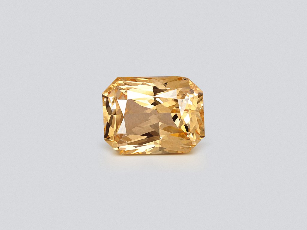 Pastel Yellow sapphire in radiant cut 2.04 carats, Sri Lanka Image №1