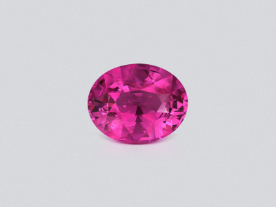 Spinel Mahenge Vivid Pink oval cut 2.60 carats, Tanzania   photo
