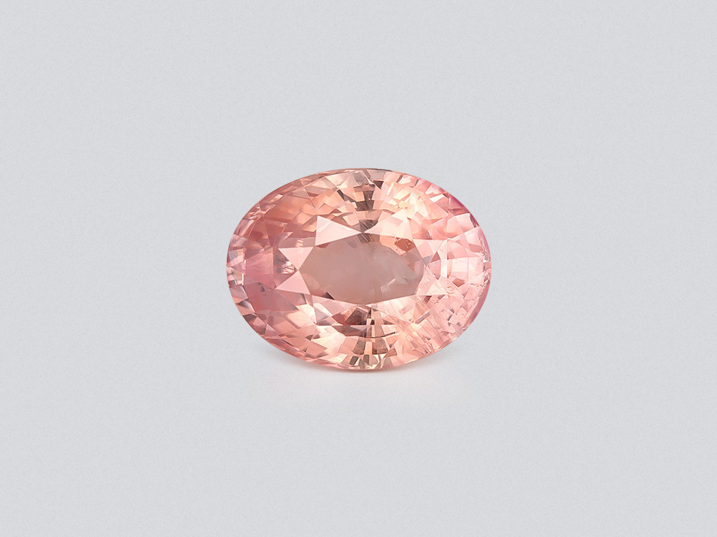 Unheated Padparadscha sapphire oval cut 5.11 carats, Sri Lanka  Image №1