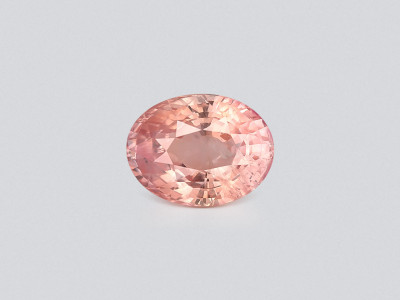 Unheated Padparadscha sapphire oval cut 5.11 carats, Sri Lanka  photo