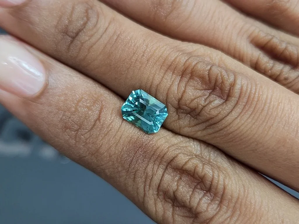 Lagoon tourmaline octagon cut 1.92 carats, Afghanistan Image №2