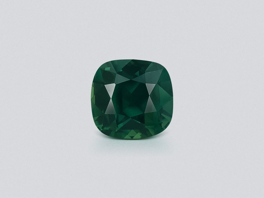 Unheated sapphireTeal cushion cut 1.50 carats, Madagascar Image №1