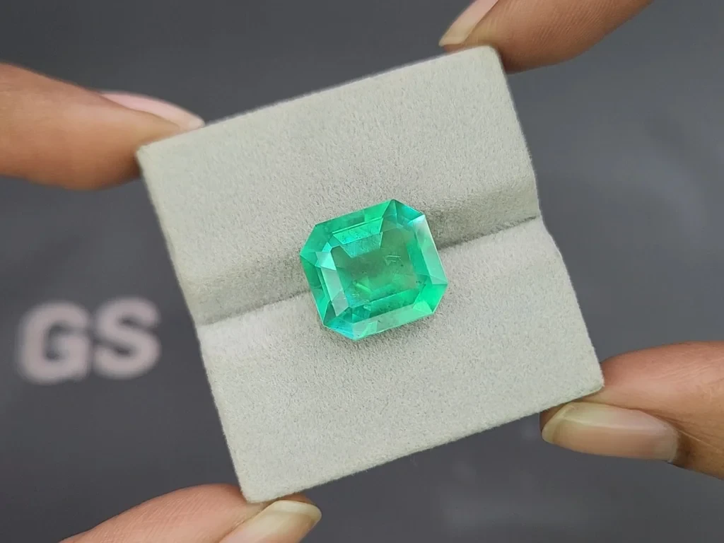 Emerald octagon cut 9.50 carats, Colombia Image №4