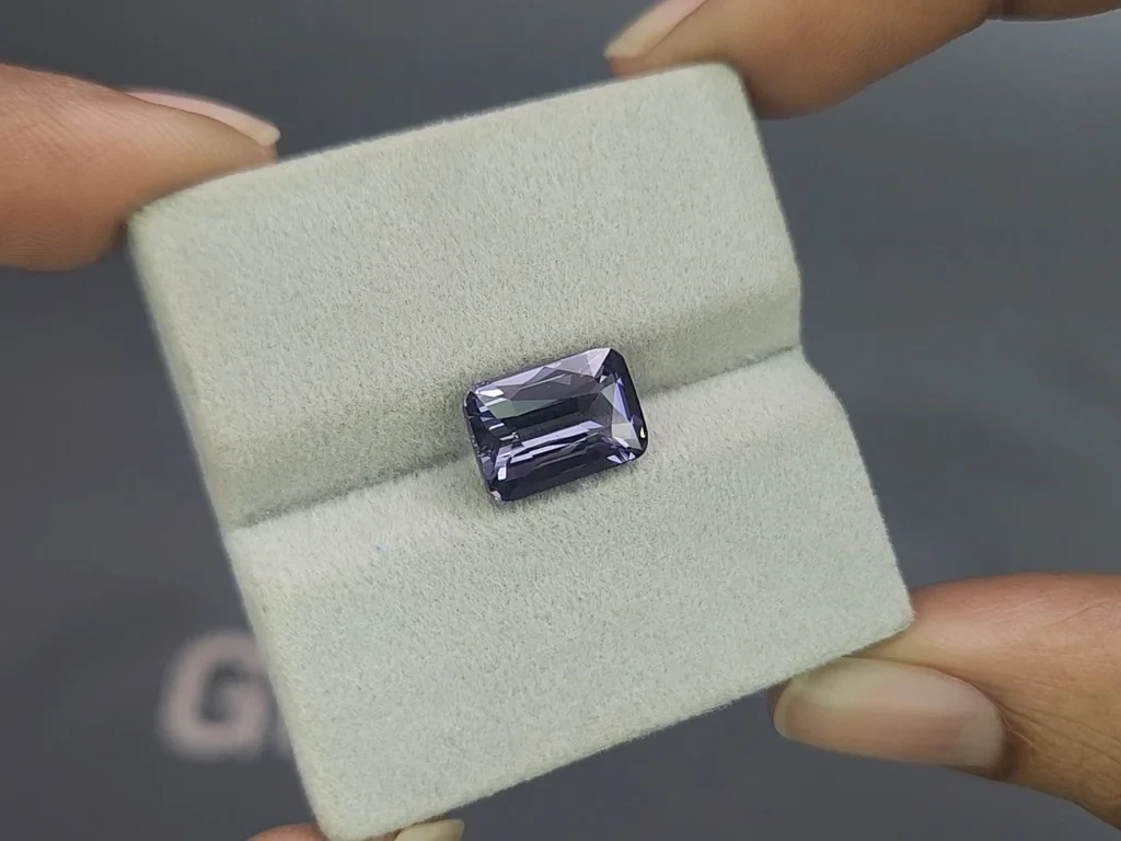 Purple spinel cushion cut 5.04 carats,Tanzania Image №4