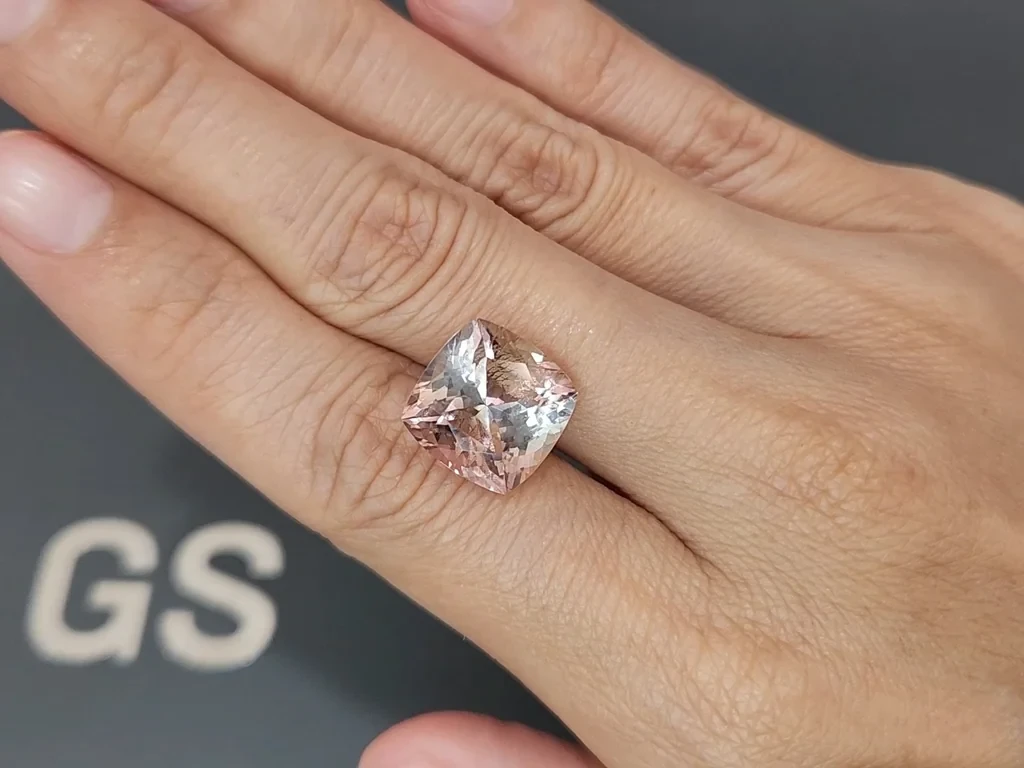 Tourmaline Bi-Color cushion cut 9.48 carats, Africa Image №2