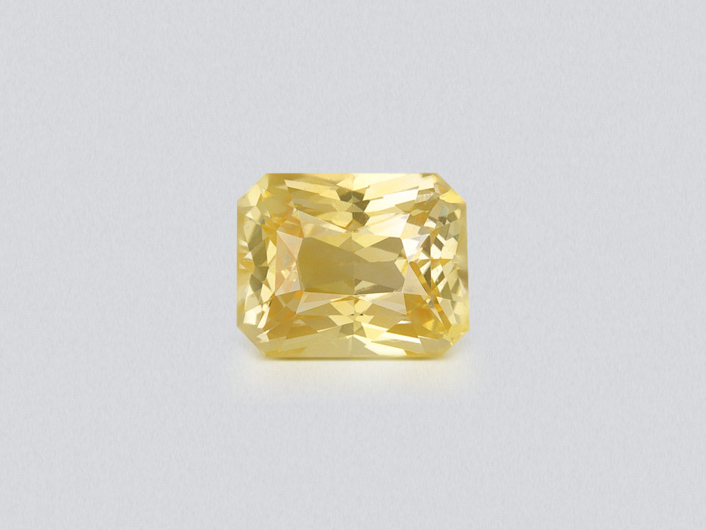 Unheated Vivid yellow sapphire radiant cut 1.59 carats, Sri Lanka Image №1