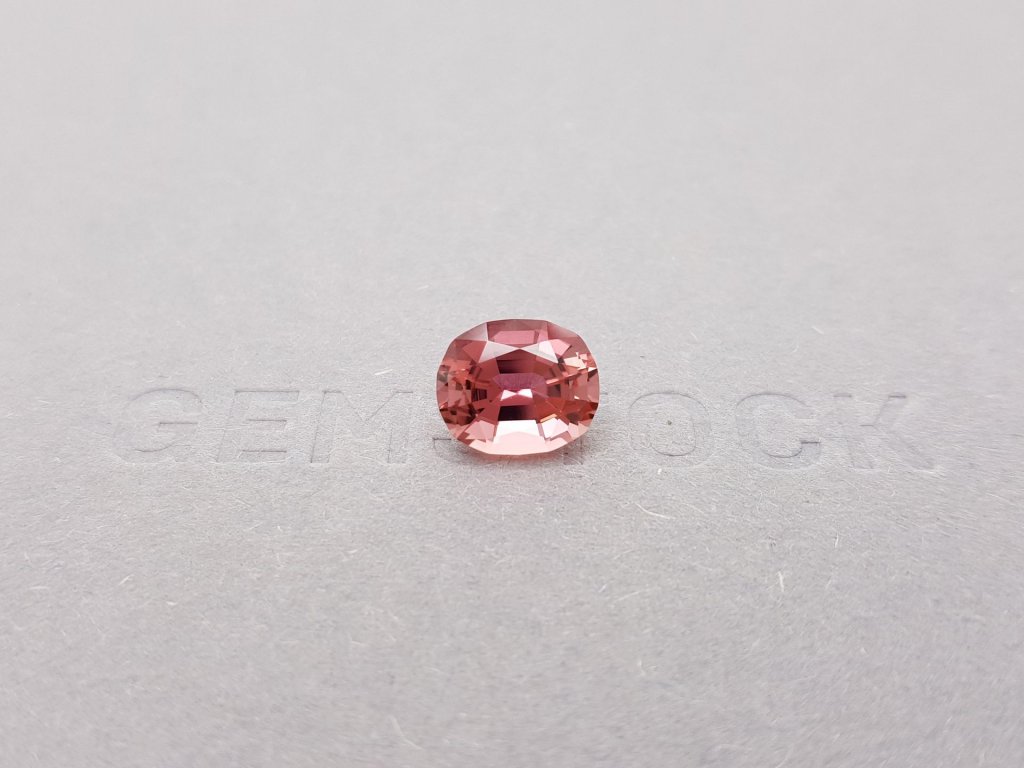 Cushion cut orange-pink tourmaline 2.73 ct Image №1
