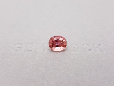 Cushion cut orange-pink tourmaline 2.73 ct photo