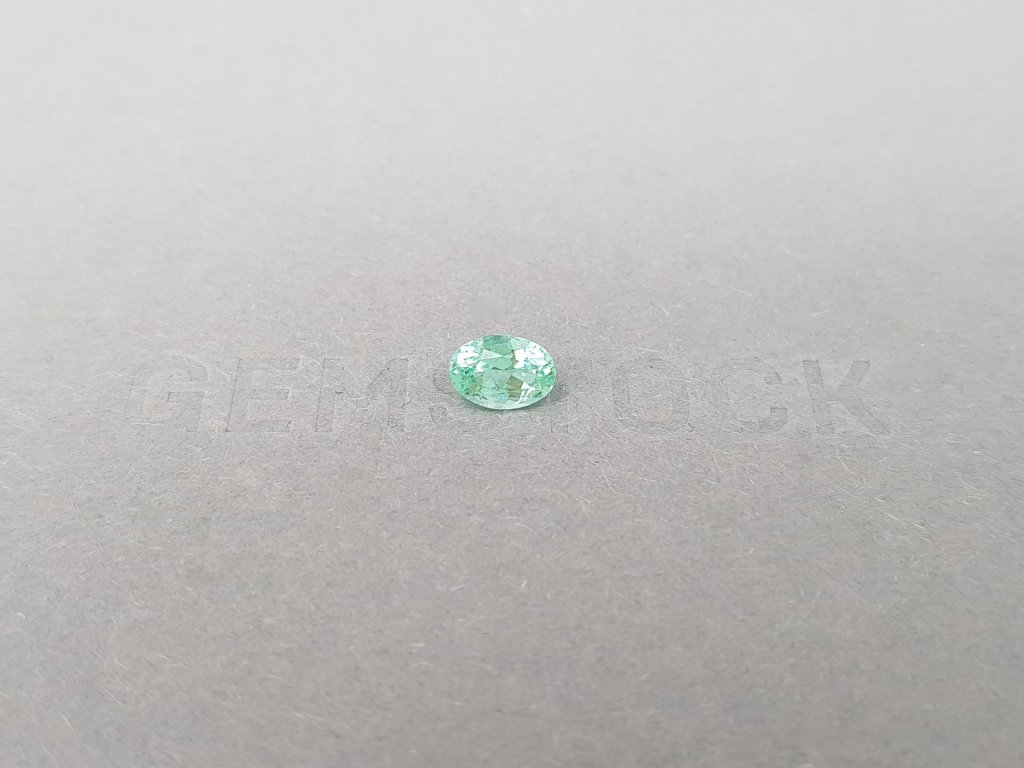 Greenish blue tourmaline Paraiba 0.89 ct, Mozambique Image №1