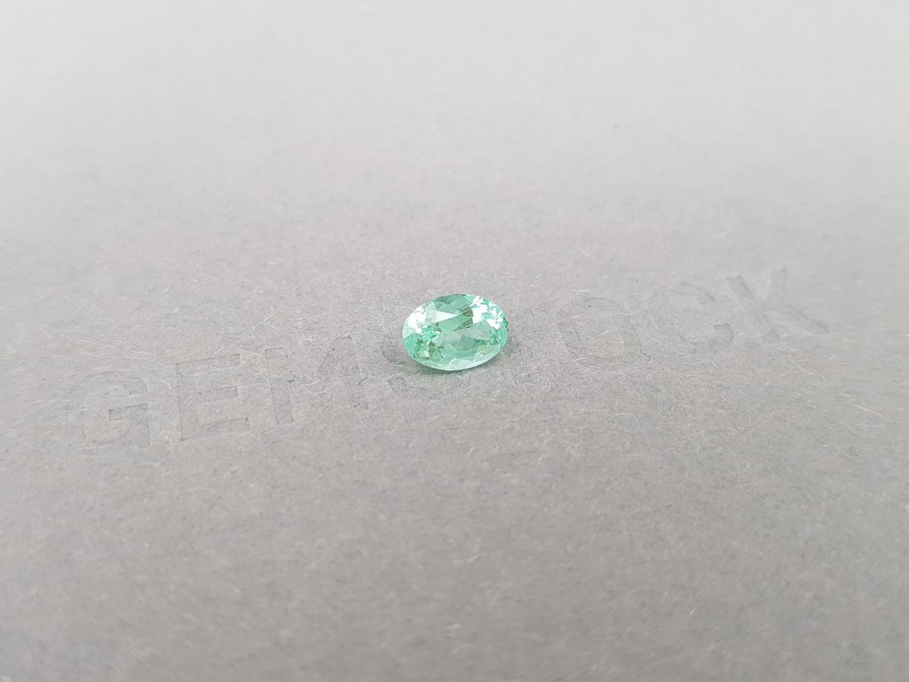 Greenish blue tourmaline Paraiba 0.89 ct, Mozambique Image №2