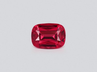 Spinel Mahenge Vibrant Pink-Red cushion cut 2.79 carats, Tanzania  photo