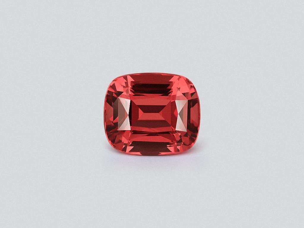 Spinel Mahenge Vibrant pink red cushion cut 2.52 carats, Tanzania Image №1