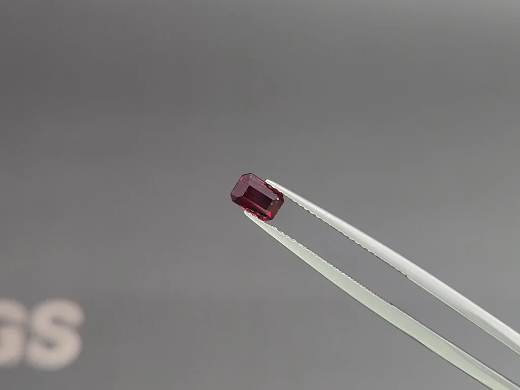 Unheated ruby Pigeon blood octagon cut 0.69 carats, Mozambique  Image №3