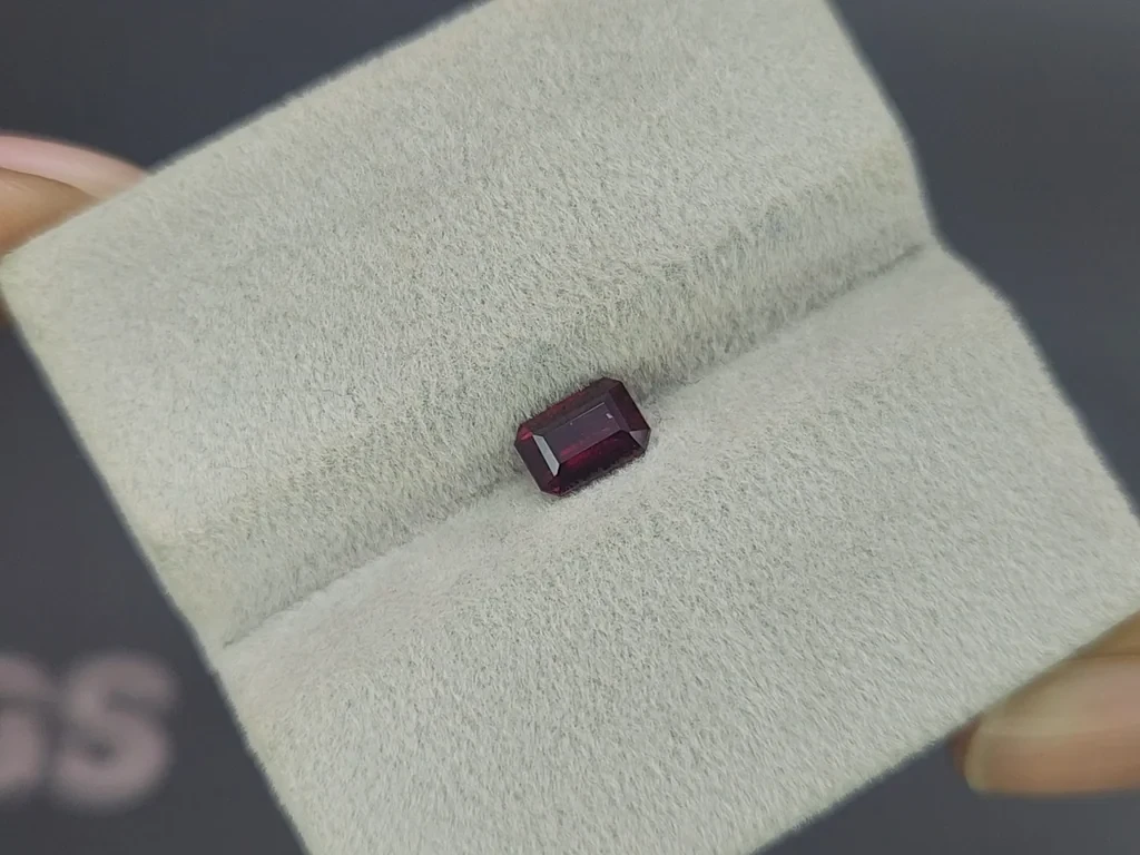 Unheated ruby Pigeon blood octagon cut 0.69 carats, Mozambique  Image №4