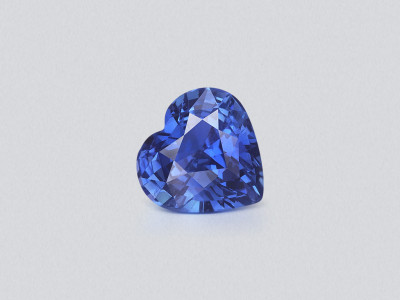 Unheated blue sapphire heart shape 1.52 carats, Sri Lanka photo