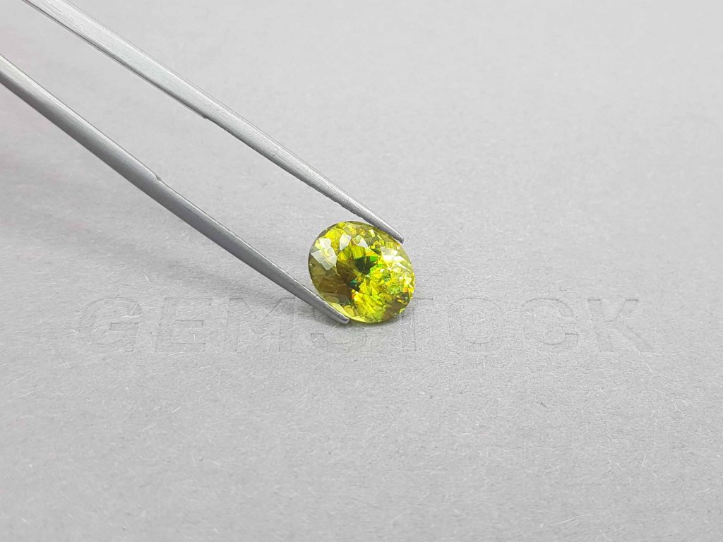 Golden green sphene 3.24 ct from Madagascar Image №5