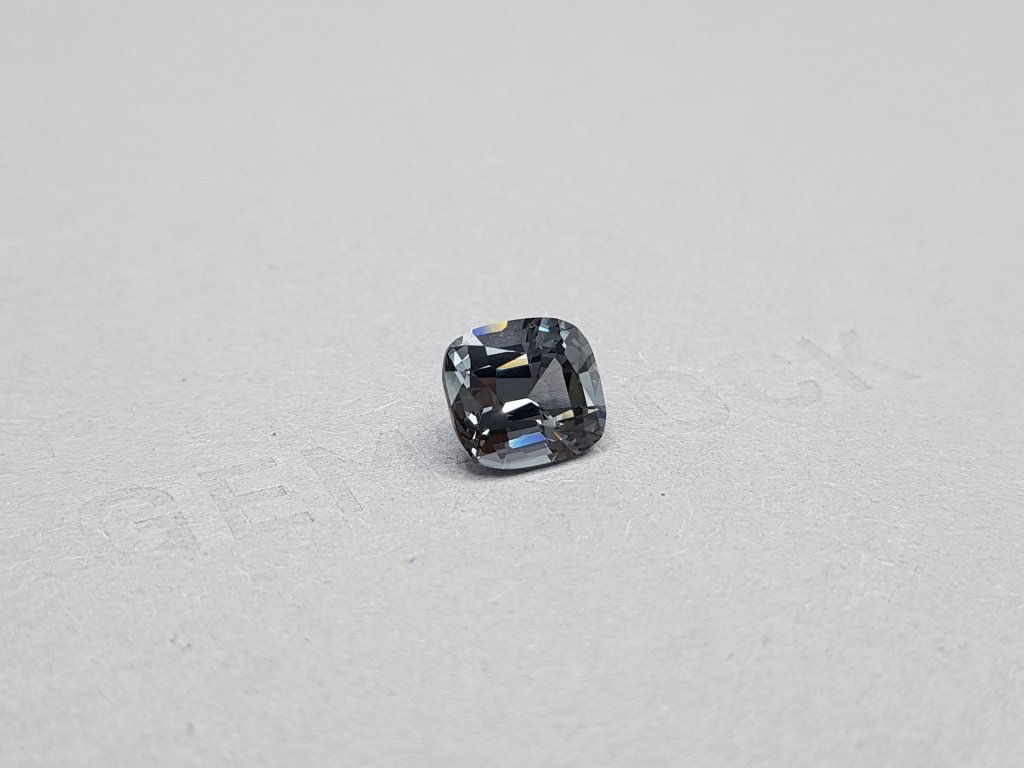 Cushion cut gray spinel 3.35 ct Image №2