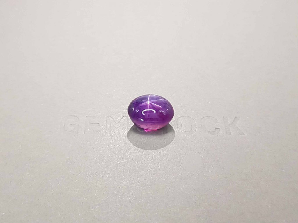 Unheated violet star sapphire from Sri Lanka 11.07 ct Image №2