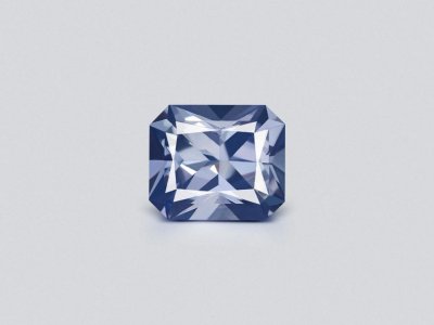 Unheated blue sapphire (Pastel Blue) radiant cut 0.88ct, Sri Lanka  photo