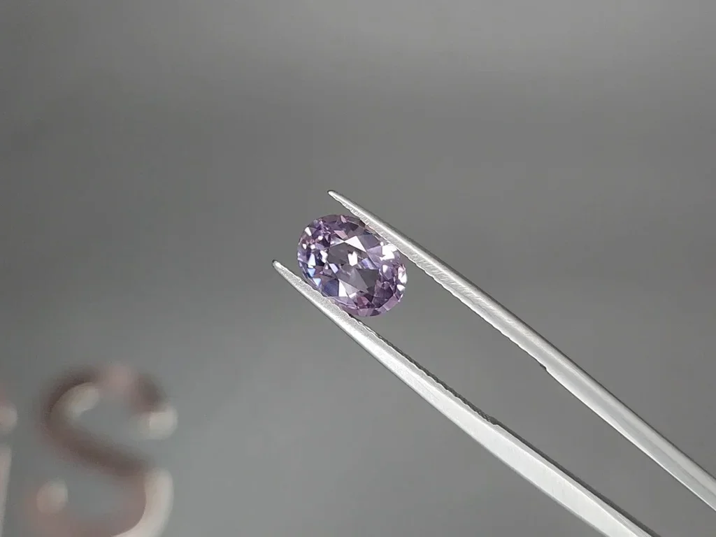 Lavender spinel in oval cut 2.06 carats, Tanzania Image №3