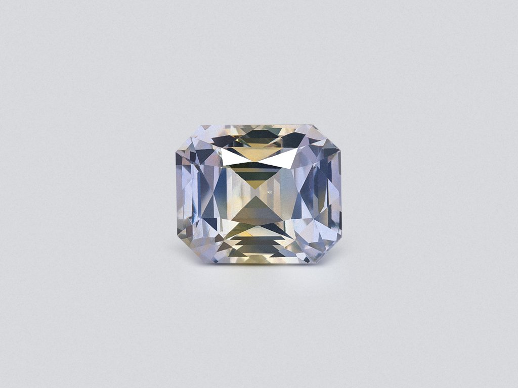 Unheated Bi-color sapphire in radiant cut 2.13 carats, Sri Lanka Image №1