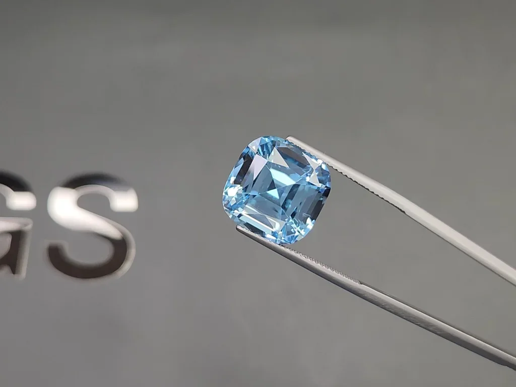 Set of Sky blue topazes high precision cushion cut 47.99 carats, Madagascar Image №3